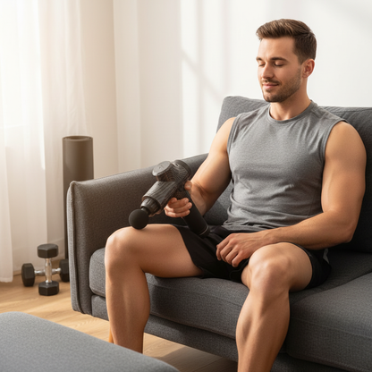 Deep muscle massage gun, electric percussion massager for body, neck, back, legs, fitness tool