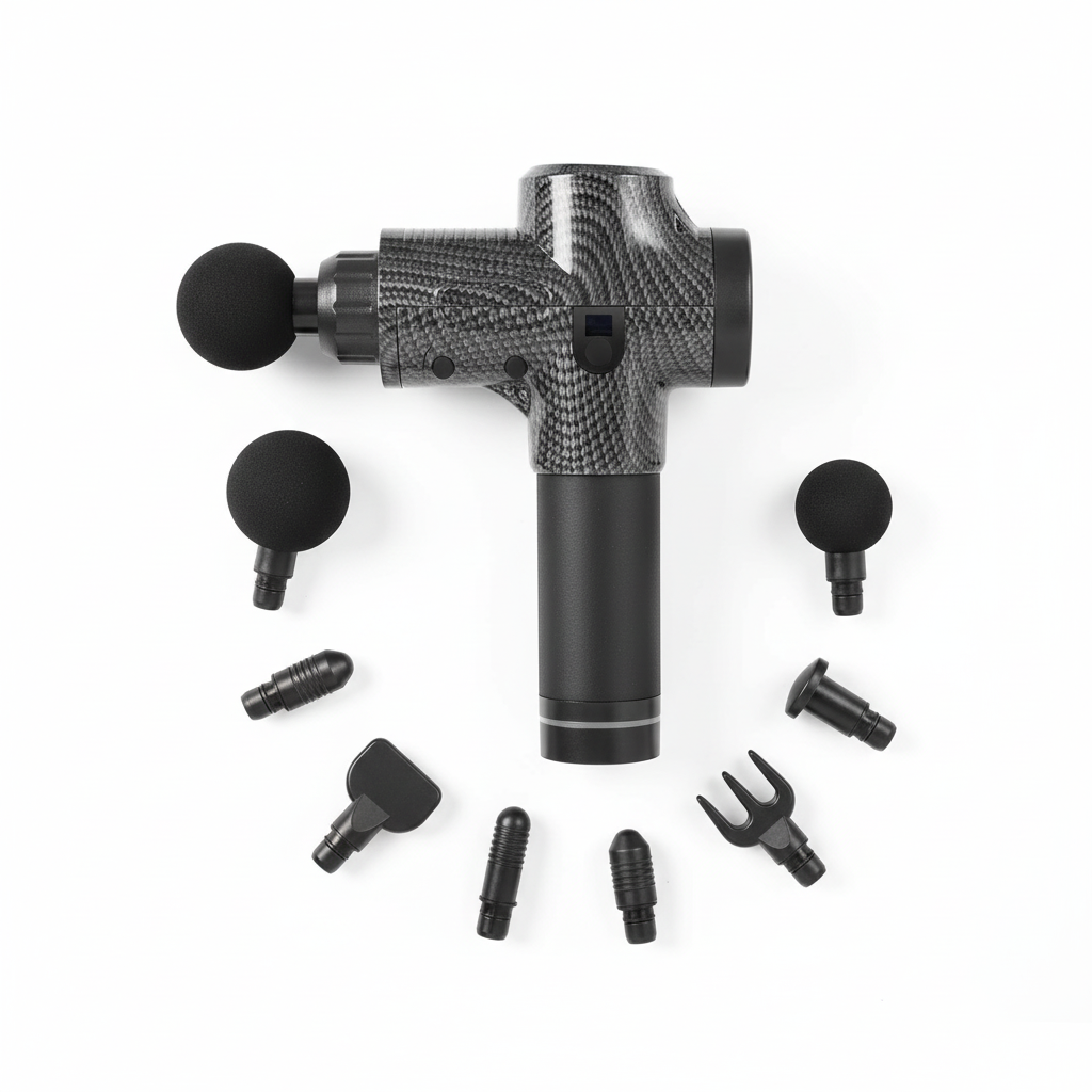 Deep muscle massage gun, electric percussion massager for body, neck, back, legs, fitness tool