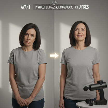 Deep muscle massage gun, electric percussion massager for body, neck, back, legs, fitness tool